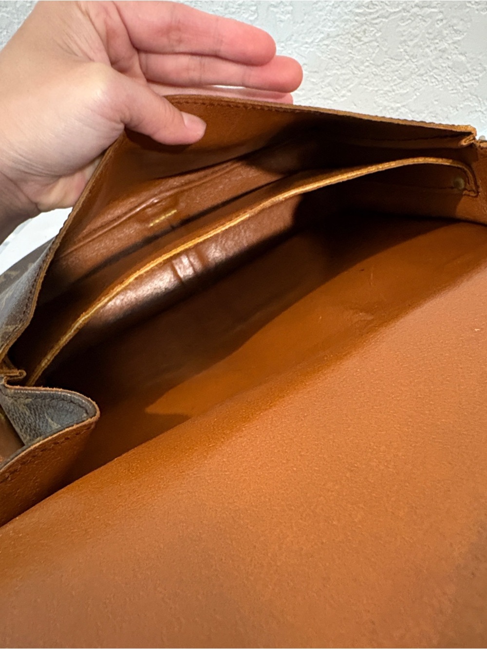 Louis Vuitton GM Cartouchiere Monogram Crossbody Bag - Picture 10 of 15